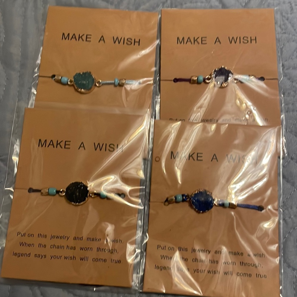 Adorable Make a wish bracelets!